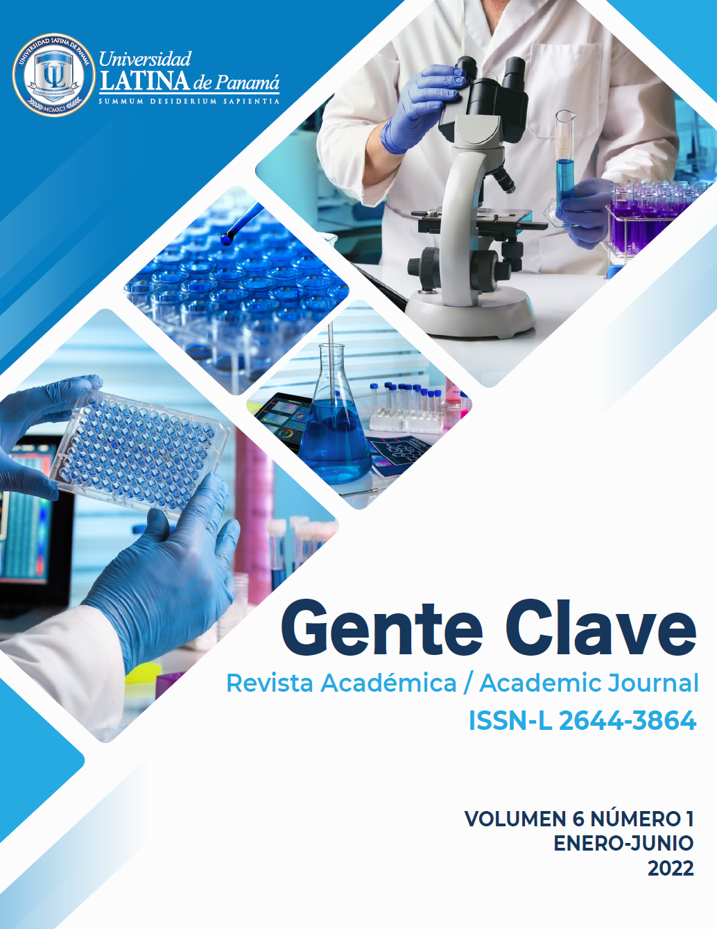 Portada de Revista Gente Clave, Volumen 6 Numero 1 año 2022